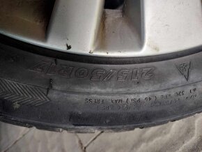 alu disky mazda 5x114,3 plus zimné pneumatiky 215 50 R17 - 3