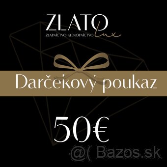 predám darčekové poukážky do zlatníctva zlatolux - 3