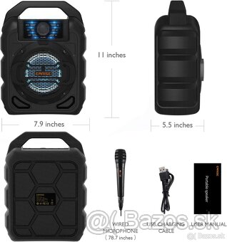 Bluetooth reproduktor EARISE T15 s mikrofónom - 3