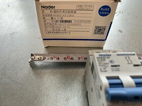 Nader 2P, 25A, C curve, NDB2Z-63C25/2, mini istic - 3