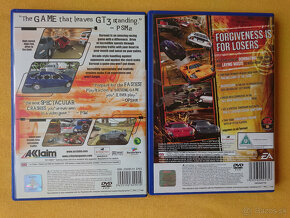 Hra na PS2 - BURNOUT, MIDNIGHT CLUB, GRAN TURISMO - 3