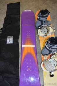 Snowboard a príslušenstvo len za 100€ - 3