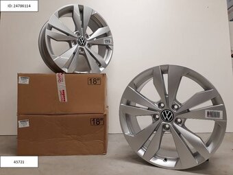 Vw Golf originál alu disky 7,5J R18 5x112 ET50 1237 - 3