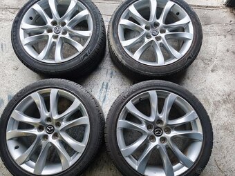 Alu disky 5x114,3 r19 na Mazda 6 letné pneumatiky 225/45 r19 - 3