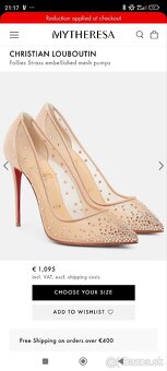 Lodičky Christian Louboutin veľ 40 - 3