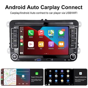 Android 2DIN Radio VW Seat SKODA CARPLAY/Wifi/BT/RDS - 3