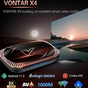 Android TV Box, Vontar X4, S905X4, 4/32 GB - 3