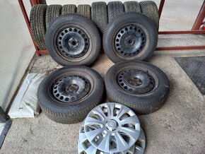 Sada plechových kolies 5x112R17+pneu 215/65R17 - 3