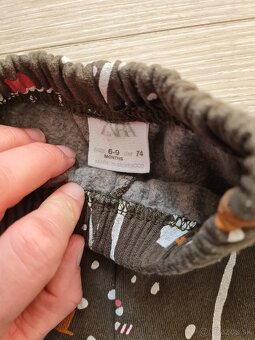 Zara tepláky veľ 74  len 3€ - 3