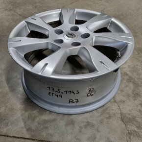 Originál RENAULT disky 5x114.3 R17 ET49 - 3