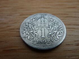 R-U Veľmi vzácna 1 koruna 1892 bz - 3