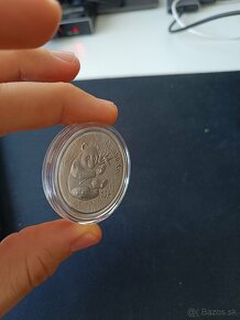 Strieborná minca Čína PANDA 10 Yuan 2000, 1oz, mirrored - 3