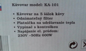 Kávovar filtrovy - 3