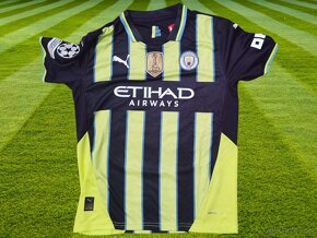 dres De Bruyne Manchester City 24/25 žlto-čierny 135-165cm - 3