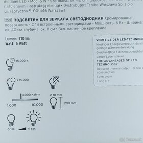 LED svietidlo nad zrkadlovú skrinku Tchibo - 3