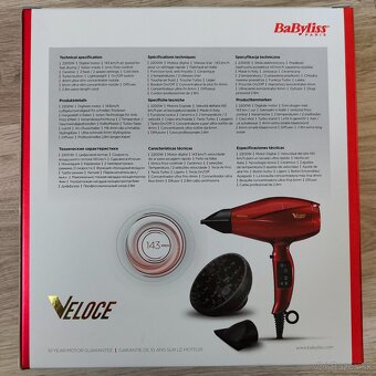 BaByliss 6750DE fén / sušič vlasov - 3