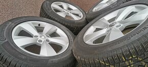 Alu Škoda 5x112 a zimné Continental TS850 215/65 R17 - 3