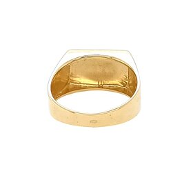 Zlatý pánský prsten, žluté zlato, nový k odeslání ihned - 3