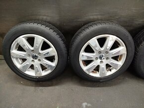 Predám tieto al.disky originál VW 5x112 R16 205/55 r16 - 3