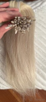 Ruske blond vlasy na predlzenie 65 -70 g dlzka 48-50 cm - 3