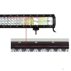 216W LED svetelná trojradová rampa 38cm - 3