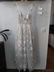 Čipkované svadobné šaty - 3
