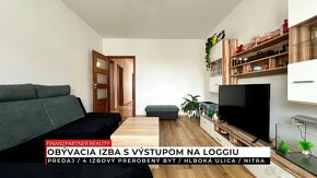 Prerobený 4 izbový byt, Hlboká, Nitra + 3D - 3