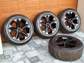 BMW X6 al.disky+zimné pneumatiky 255/50R19 - 3