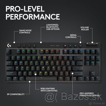 Logitech G PRO X TKL Lightspeed - 3