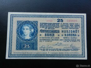 Staré vzácnejšie bankovky Rakúsko Uhorsko - 3