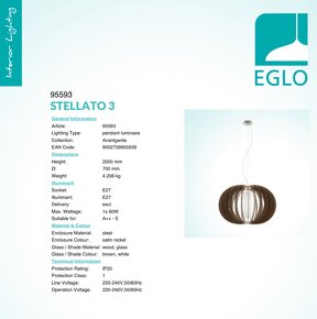 Luster / lampa Eglo 95593 - STELLATO - 3