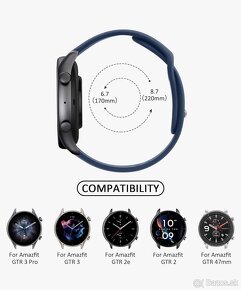 4ks Naramkov pre smart hodinky Amazfit - 3