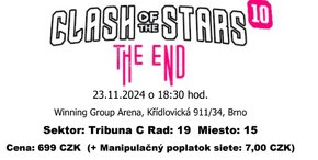 Clash of the stars 10 3x vstupenky - 3