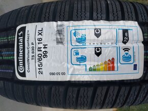 215/60R16 99H XL - zimné CONTINENTAL TS830P - 3