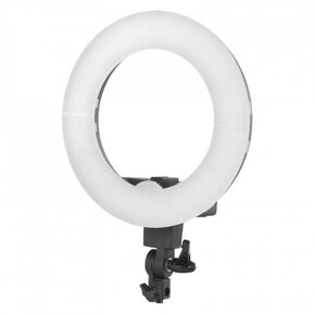 Lampa na líčenie RING LIGHT 12" 35W LED čierna + statív - 3