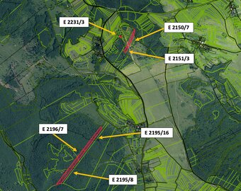 Ábelová (Lučenec) - 11.337 m2 ORNÁ PÔDA a LES – Predaj - 3