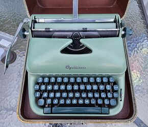 Kufrikový písací stroj optima - 3