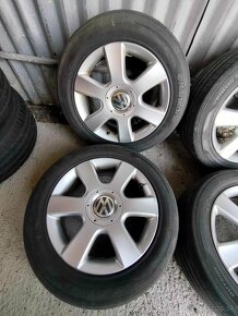 4ks alu disky orig. VW 5x112 r16 + pneu - 3