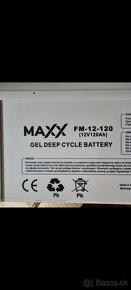 Gélová batéria Maxx DEEP CYCLE 12-FM-120, 120Ah - 3