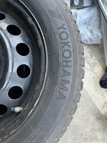 Zimné pneumatiky Yokohama 205/60 R16 + plechové disky KIA - 3