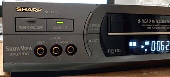 SHARP VC-FH3 ....6 hlavovy HIFI STEREO videorekorder .... - 3