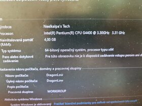 Pracovný / Internetový Lenovo S510 2x3,3Ghz 4Gb 120Gb SSD - 3