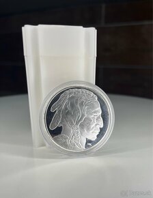 Investičné strieborné mince American Buffalo Silver round - 3