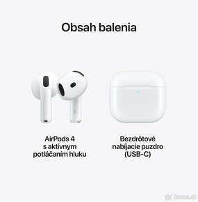 Nové Apple AirPods 4 s aktívnym potlačením hluku - 3