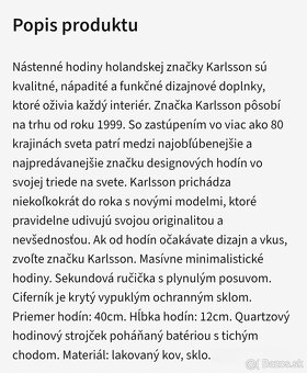 Nastenne hodiny karlson - 3