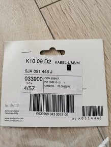 Škoda_prepojovací kábel Micro USB - USB - 3