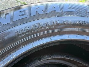 225/55 R16 zimné General 6mm - 3