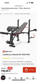 Benchpress lavička od HopSport - 3