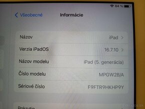 Apple iPad 128GB Gold, A1822, 5.generacia, prvy majitel - 3