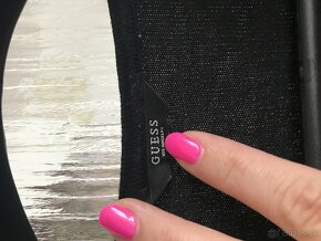 GUESS originál tenky svetrik black S - 3